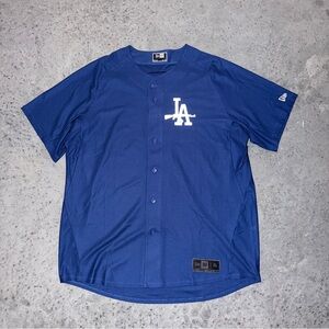 Lost Angels Blue LA Logo Men's Jersey XL
